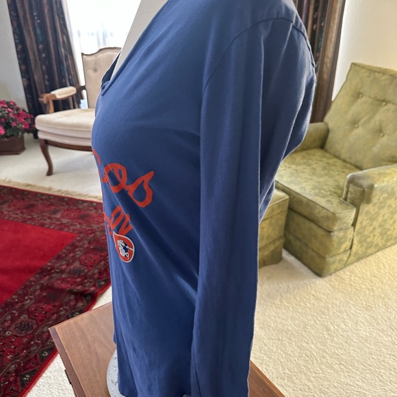 Junk Food Denver Broncos Long Sleeve Blue Tee Shirt. Size Medium - Picture 3 of 6